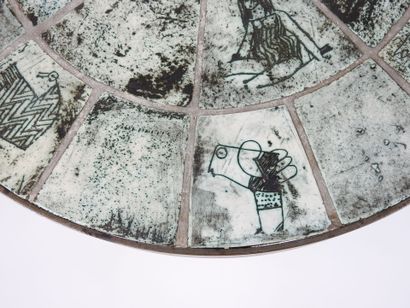 Jacques BLIN (1920-1995).
Circular coffee...