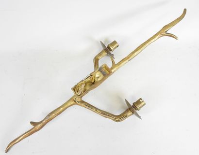 Félix AGOSTINI (1910-1980), 
Wall lamp model...