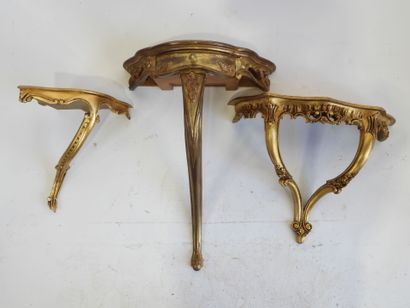 Set of 3 consoles, one of which is a corner...
