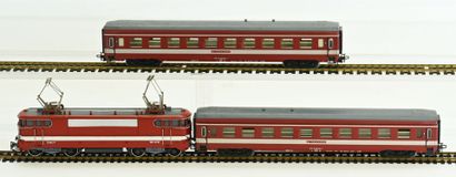 MÄRKLIN, Ho, 3 éléments de la rame du «Capitole»,...