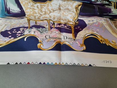 CHRISTIAN DIOR, PARIS.
Print proof of a silk...