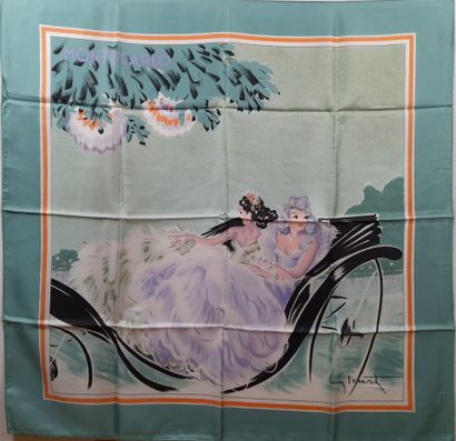 MONTE CARLO CASINO.
Silk twill square decorated...