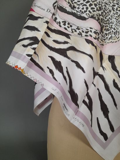 CHRISTIAN DIOR, PARIS.
Print proof of a silk...