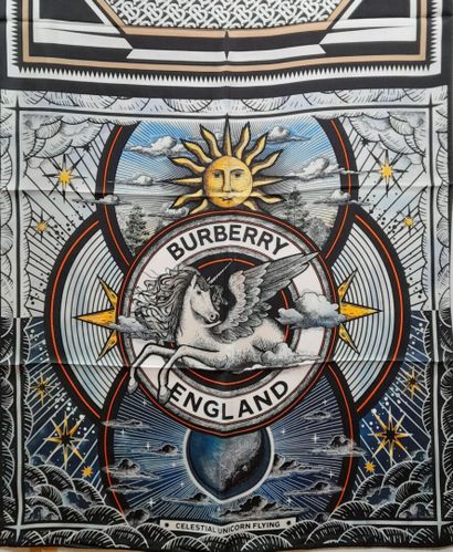 BURBERRY ENGLAND, LONDON.
Silk twill scarf...