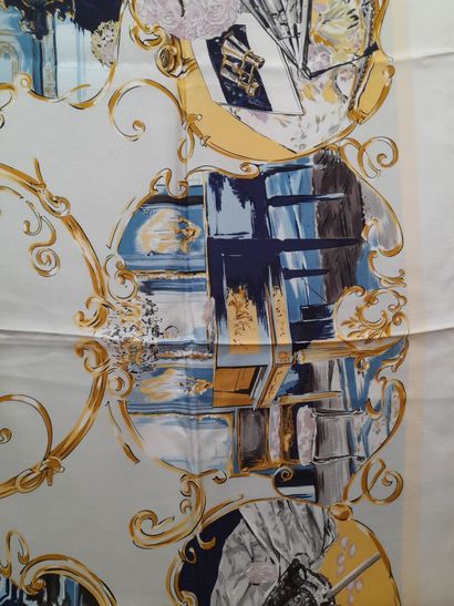 CHRISTIAN DIOR, PARIS.
Print proof of a silk...