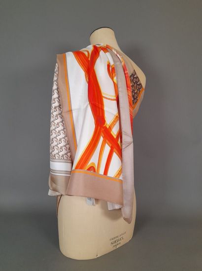 BURBERRY ENGLAND, LONDON.
Silk twill scarf...