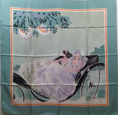 MONTE CARLO CASINO.
Silk twill square decorated...