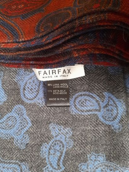 FAIRFAX.
Lot including: 
- Fringed wool and...