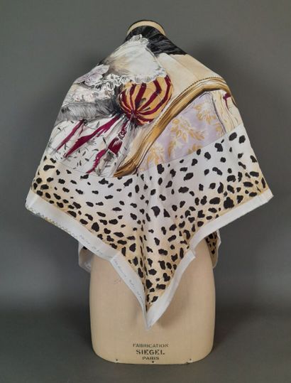 CHRISTIAN DIOR, PARIS.
Print proof of a silk...