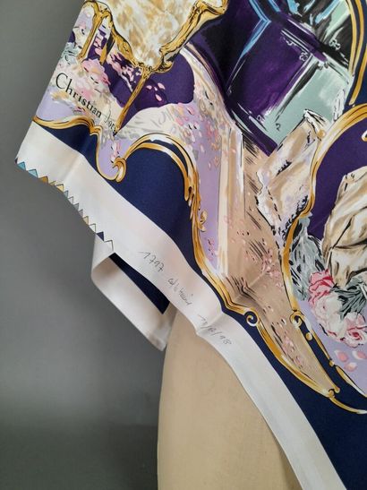 CHRISTIAN DIOR, PARIS.
Print proof of a silk...