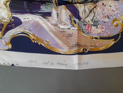 CHRISTIAN DIOR, PARIS.
Print proof of a silk...