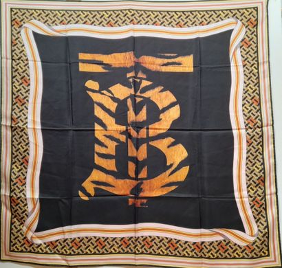 BURBERRY ENGLAND, LONDON.
Silk twill square...