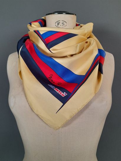 NINA RICCI for AIR INTER.
Silk twill square...