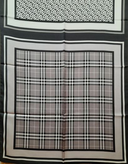 BURBERRY ENGLAND, LONDON.
Silk twill scarf...