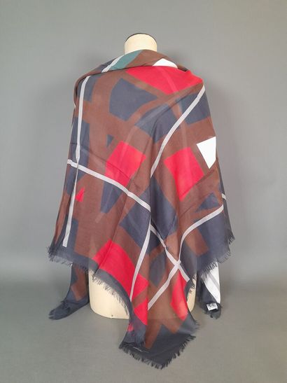 WINDSOR.
Fringed shawl in modal and cashmere...