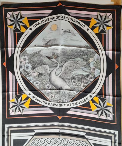 BURBERRY ENGLAND, LONDON.
Silk twill scarf...