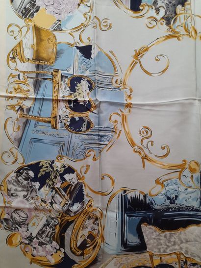 CHRISTIAN DIOR, PARIS.
Print proof of a silk...