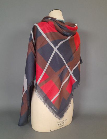 WINDSOR.
Fringed shawl in modal and cashmere...