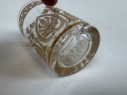 SAINT LOUIS. 
Crystal tumbler decorated with...