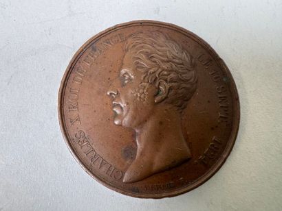 Lot of 7 bronze medals.
19th century.
D....