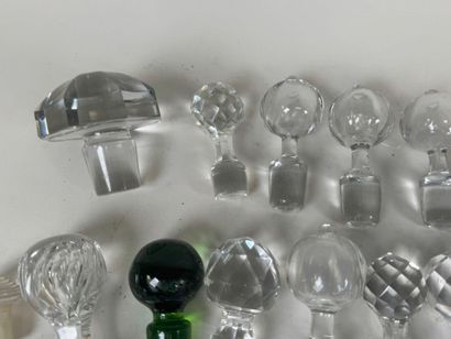 Important collection of glass and cast crystal...