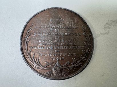 Lot of 8 bronze medals.
19th century.
D....