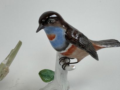 MUSTSCHENREUTHER and others.
Three polychrome...