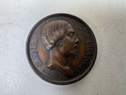Lot of 10 medals in bronze or metal.
19th...