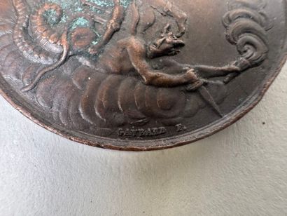 Lot of 8 bronze medals.
19th century.
D....