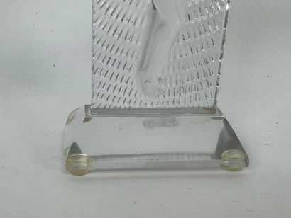 LALIQUE, France.
Crucifix.
Pressed-molded...