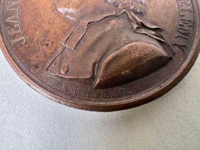Lot of 7 bronze medals.
19th century.
D....