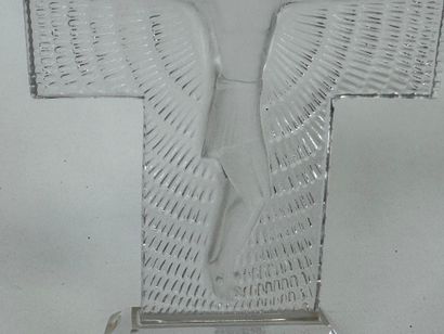 LALIQUE, France.
Crucifix.
Pressed-molded...