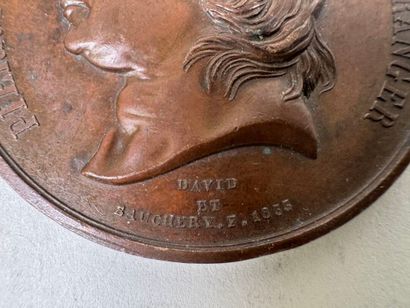 Lot of 6 bronze medals.
19th century.
D....