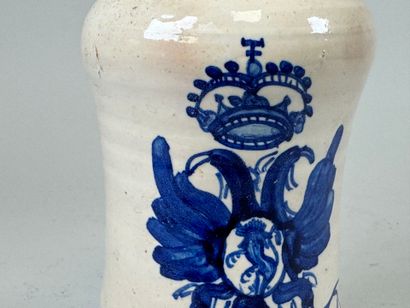 TALAVERA, Spain. 
Glazed earthenware Albarello...