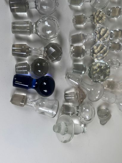 Important collection of glass and cast crystal...