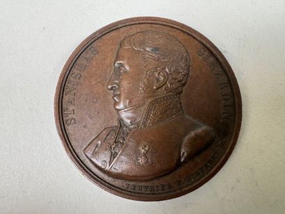 Lot of 6 bronze medals.
19th century.
D....