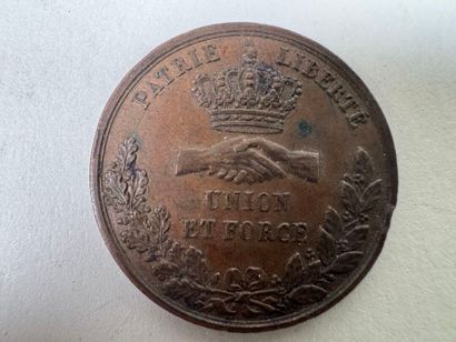 Lot of 8 bronze medals.
19th century.
D....