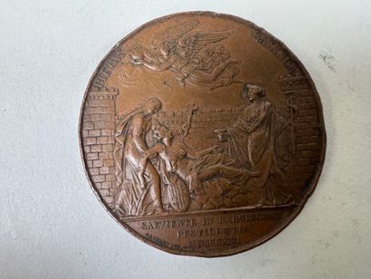 Lot of 4 bronze medals.
19th century.
D....