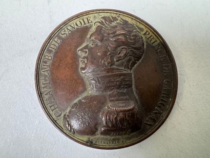 Lot of 7 bronze medals.
19th century.
D....