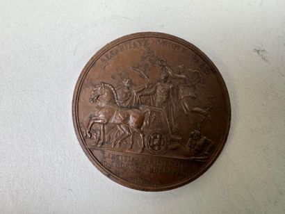 Lot of 5 bronze medals.
19th century.
D....