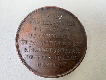 Lot of 5 bronze medals.
19th century.
D....