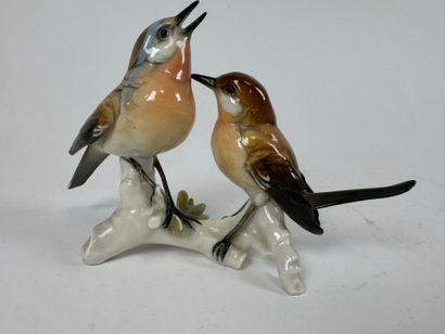 Karl ENS (1802-1865).
Couple of birds.
Large...