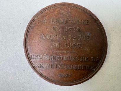 Lot of 6 bronze medals.
19th century.
D....