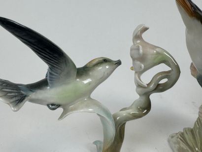 MUSTSCHENREUTHER and others.
Three polychrome...