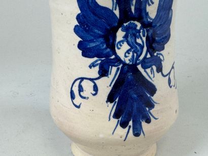 TALAVERA, Spain. 
Glazed earthenware Albarello...
