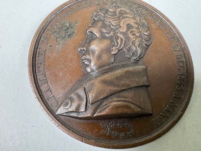 Lot of 5 bronze medals.
19th century.
D....