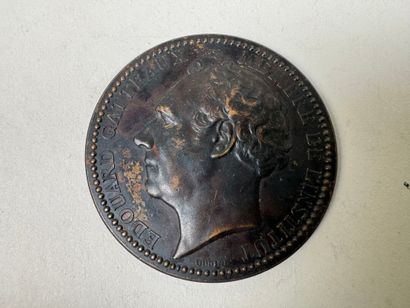 Lot of 6 bronze medals.
19th century.
D....