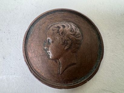 Lot of 10 medals in bronze or metal.
19th...