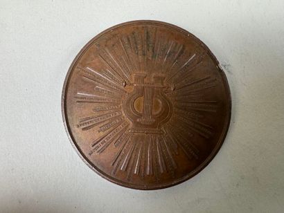 Lot of 6 bronze medals.
19th century.
D....