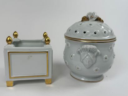 RAYNAUD & Cie in Limoges. 
White and gold...